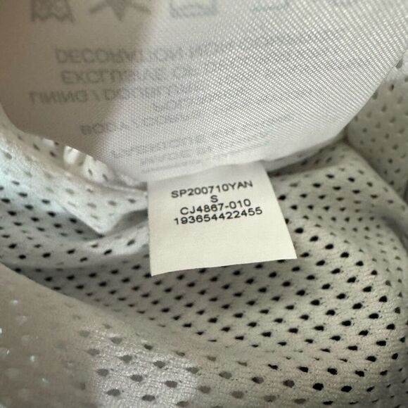 Jordan Men's S DNA Sporty Jogger Pants Black Rainbow Logo Track Stripe Swishy - Picture 5 of 7